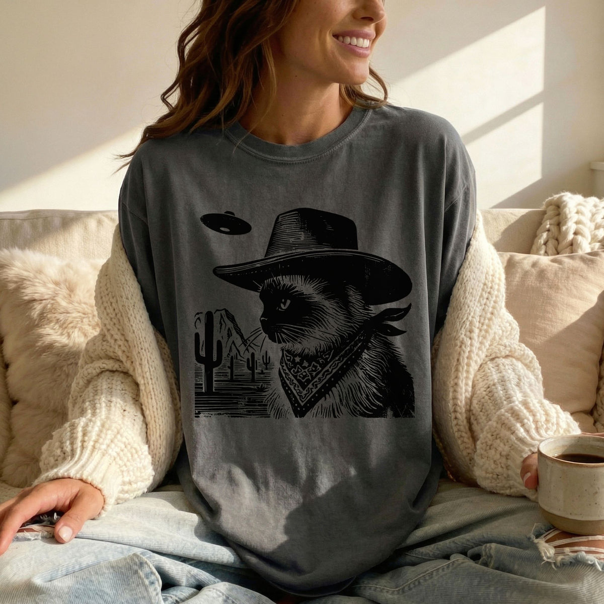 Ragdoll Western UFO t-shirt