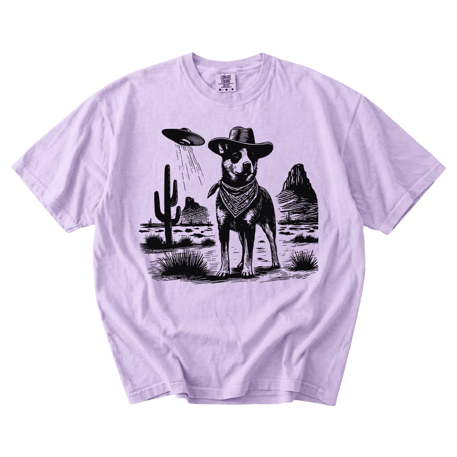 Australian Cattle Dog Western UFO t-shirt