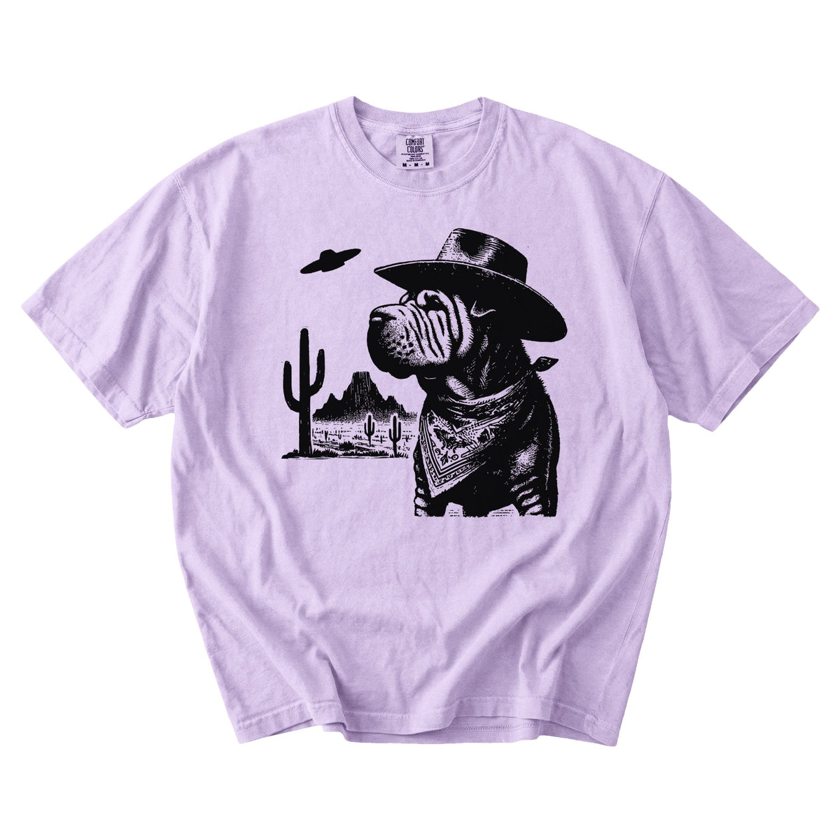 Shar-Pei Western UFO t-shirt