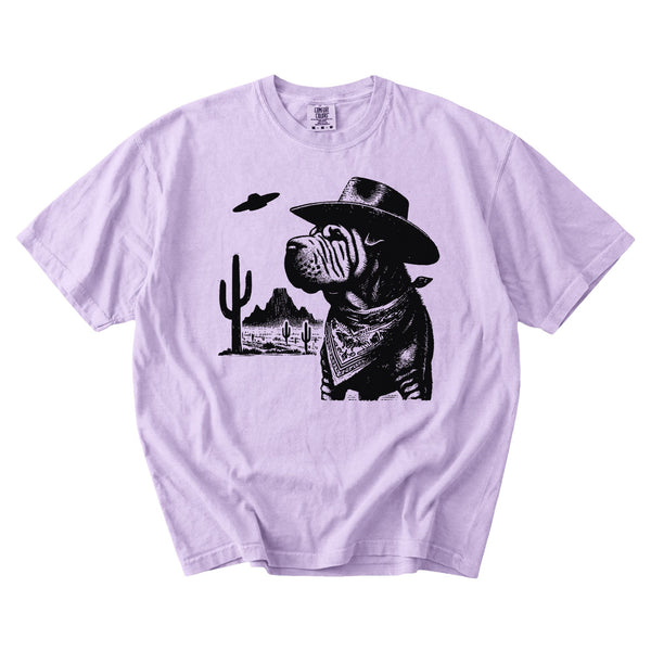 Shar-Pei Western UFO t-shirt