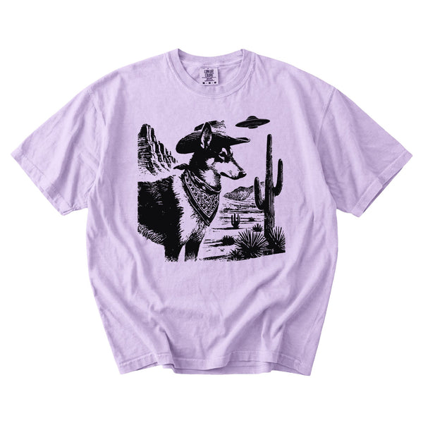 Smooth Collie Western UFO t-shirt