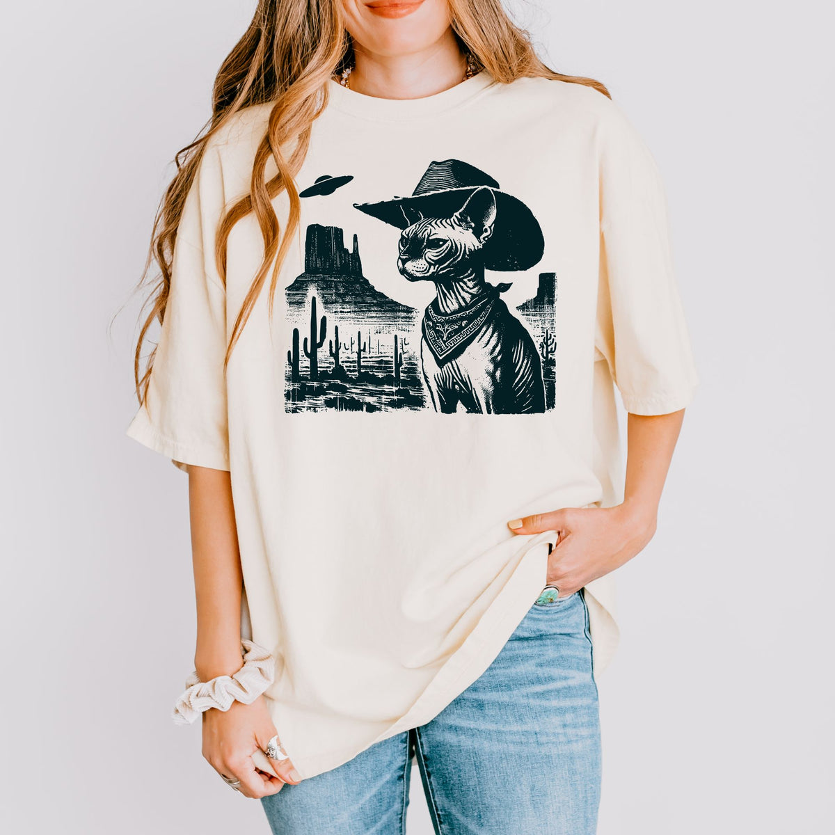 Sphynx Western UFO t-shirt
