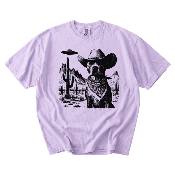 American Staffordshire Terrier Western UFO t-shirt