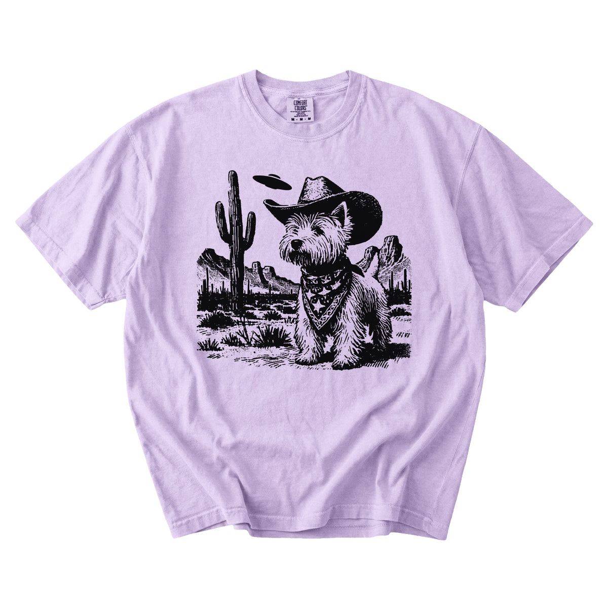 West Highland White Terrier Western UFO t-shirt