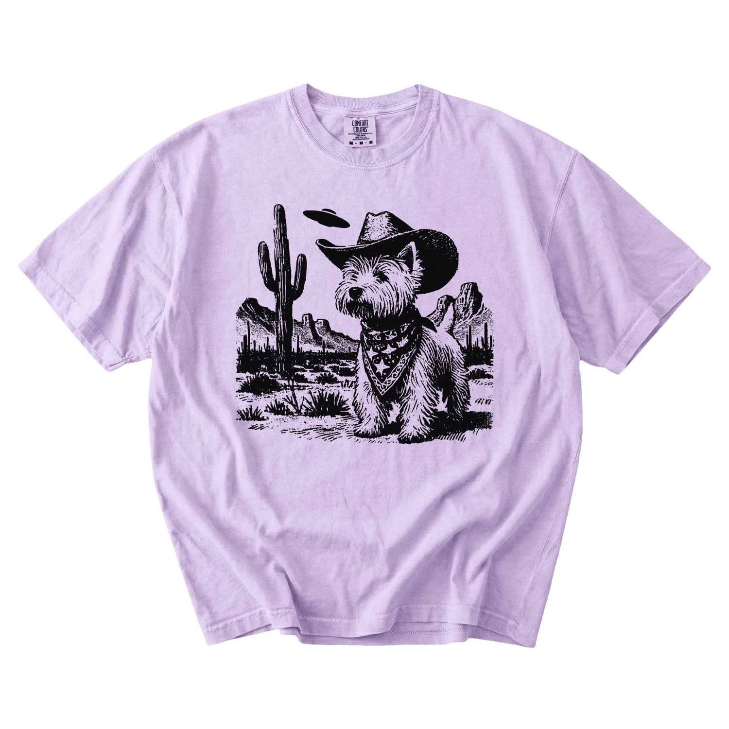 West Highland White Terrier Western UFO t-shirt
