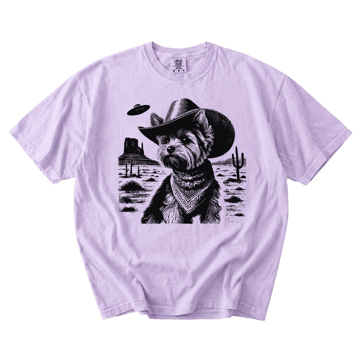 Yorkshire Terrier Western UFO t-shirt