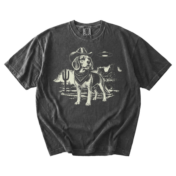 Beagle Western UFO t-shirt