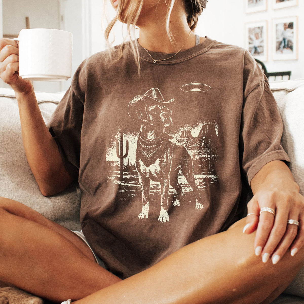 Boxer Western UFO t-shirt