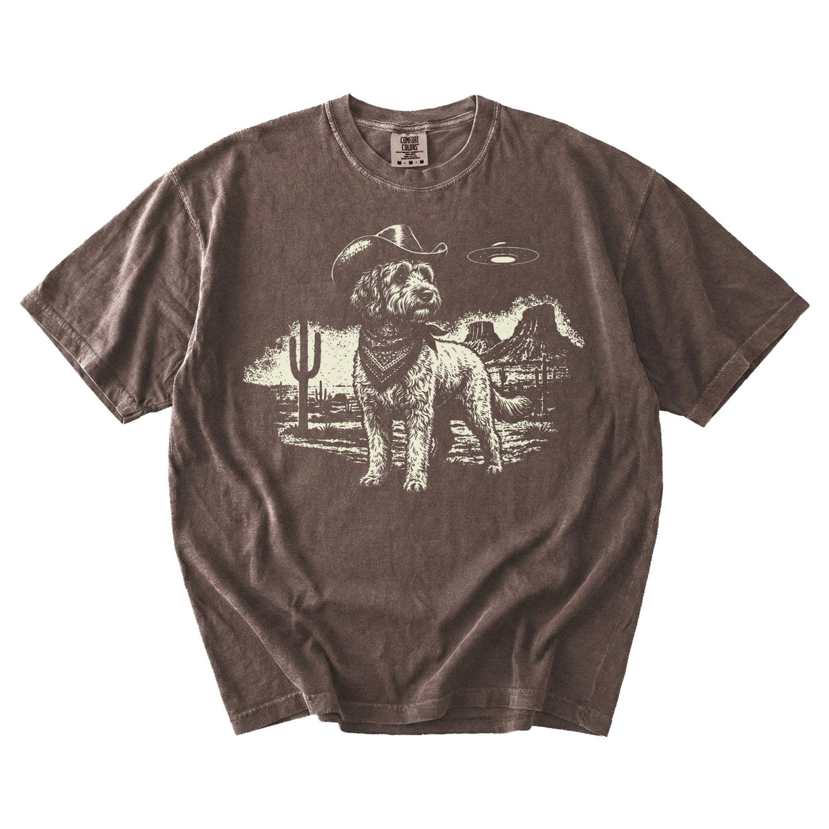 Cockapoo Western UFO t-shirt