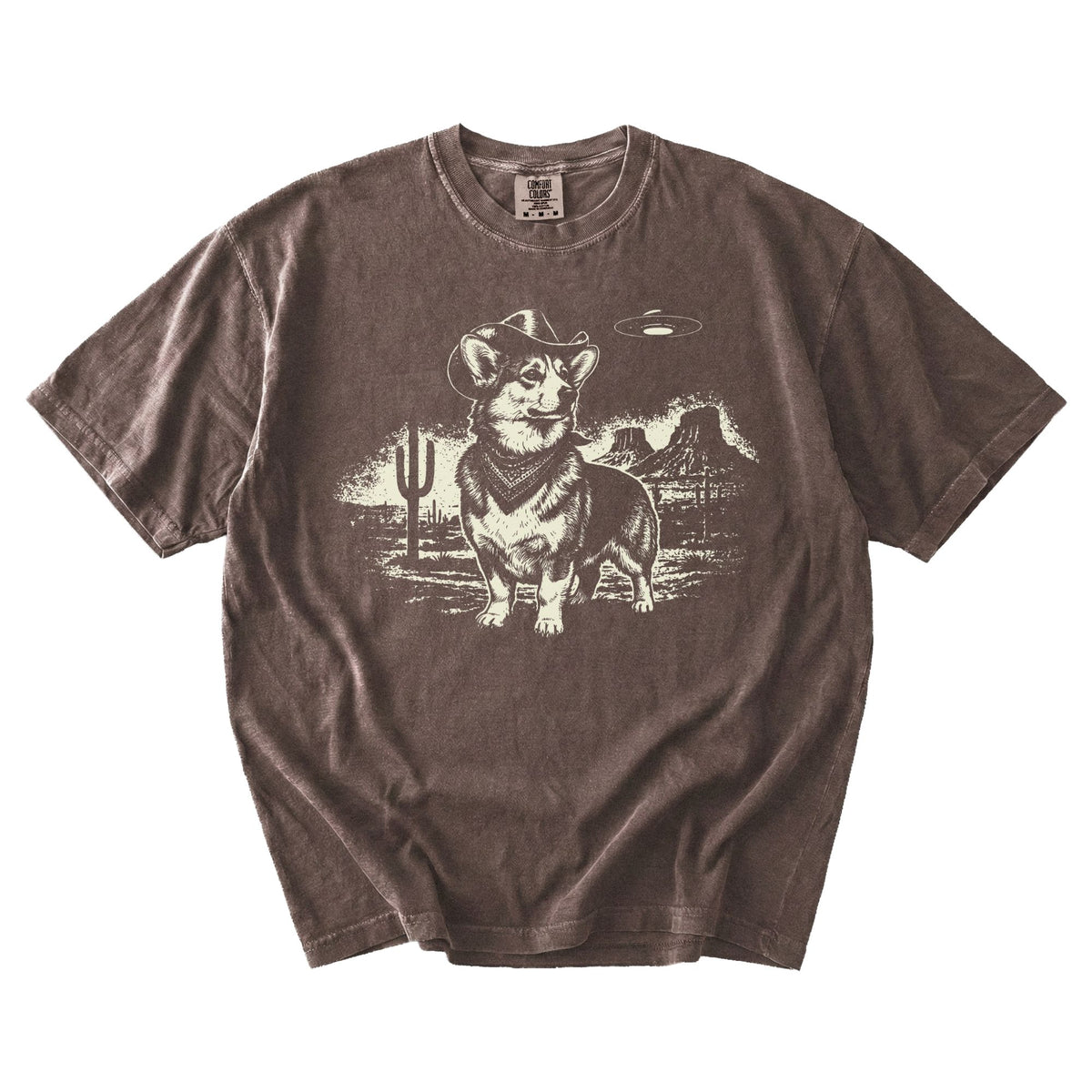 Corgi Western UFO t-shirt