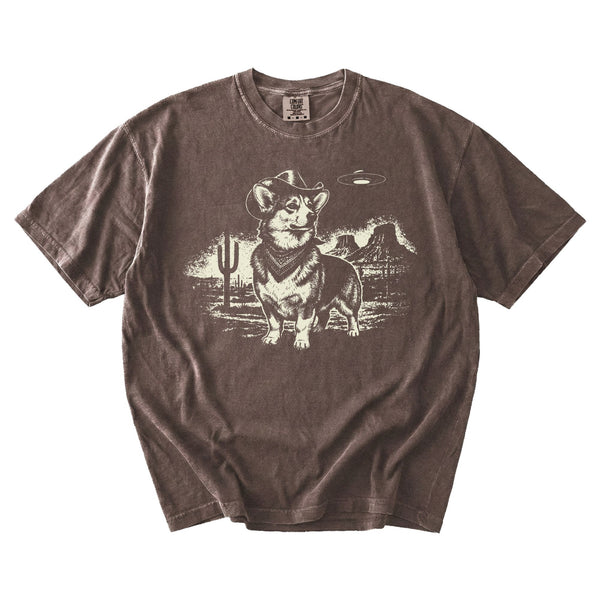 Corgi Western UFO t-shirt