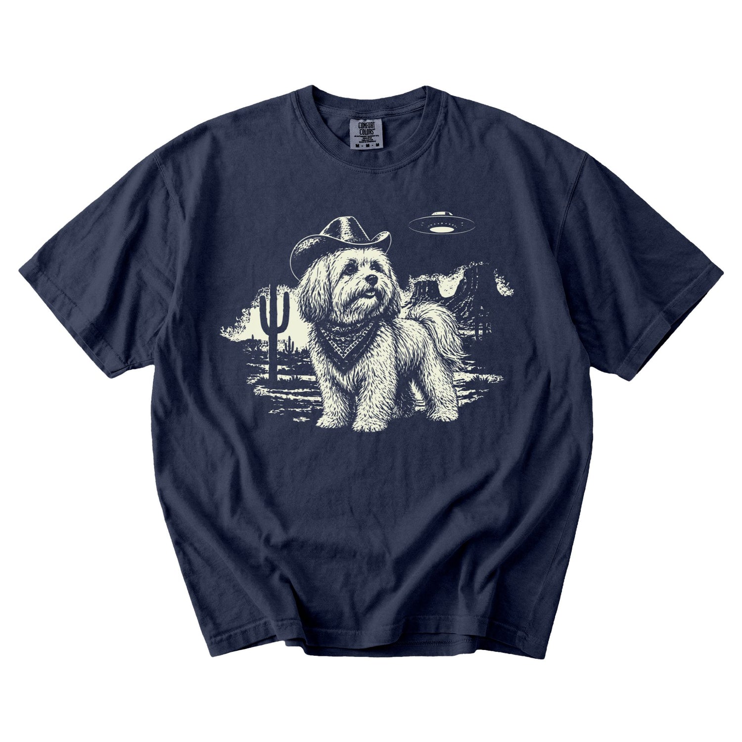 Havanese Western UFO t-shirt