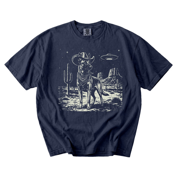 Belgian Malinois Western UFO t-shirt
