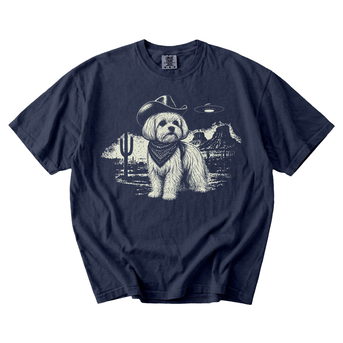 Maltese Western UFO t-shirt