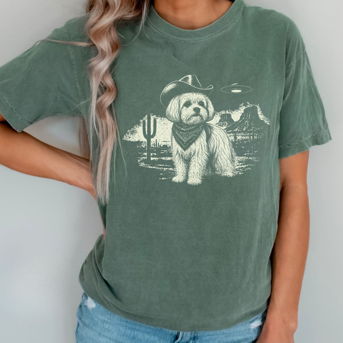 Maltese Western UFO t-shirt