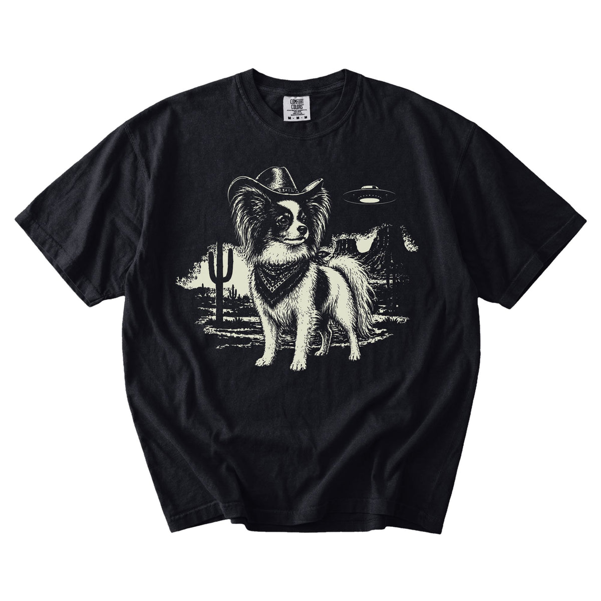 Papillon Western UFO t-shirt