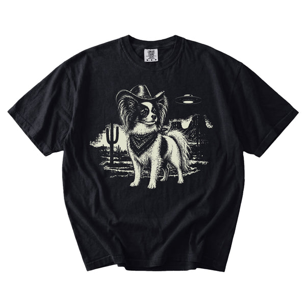 Papillon Western UFO t-shirt