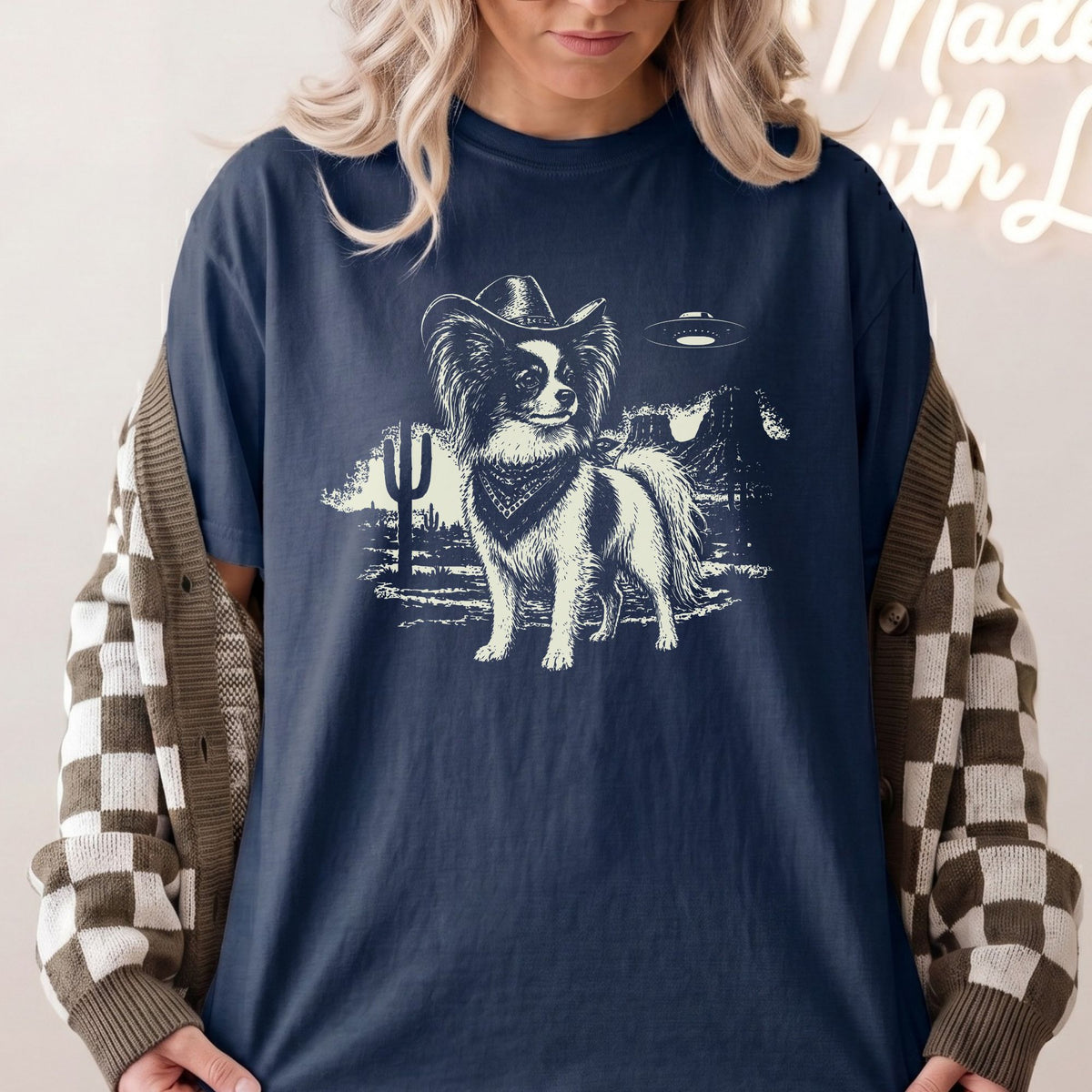 Papillon Western UFO t-shirt