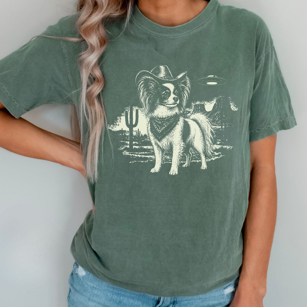 Papillon Western UFO t-shirt