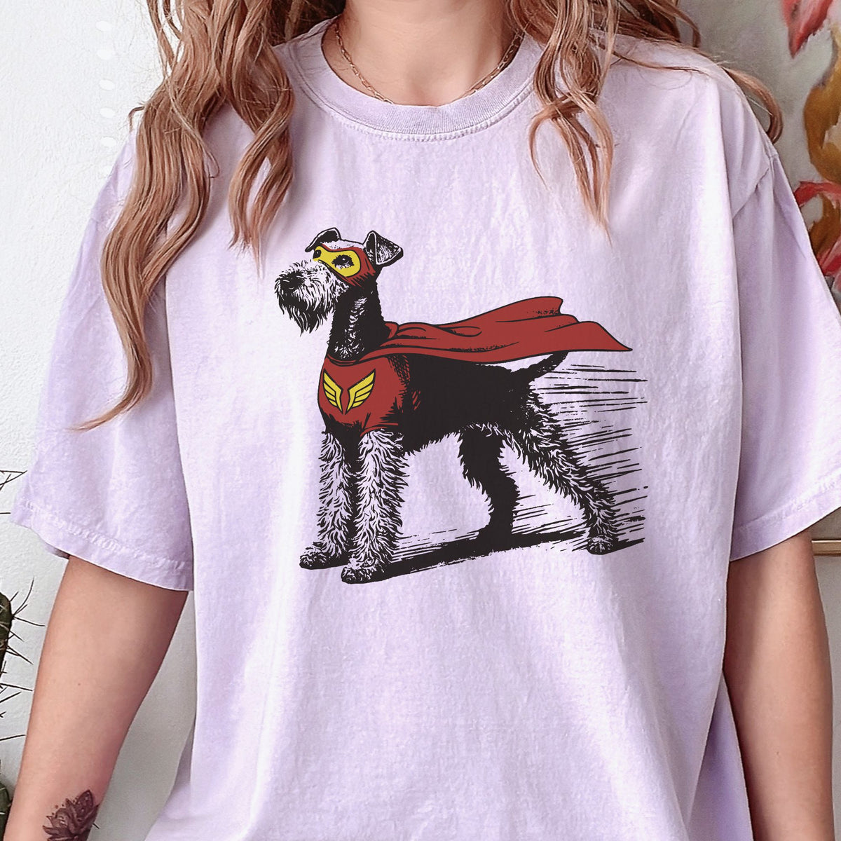 Airedale Terrier Superhero t-shirt
