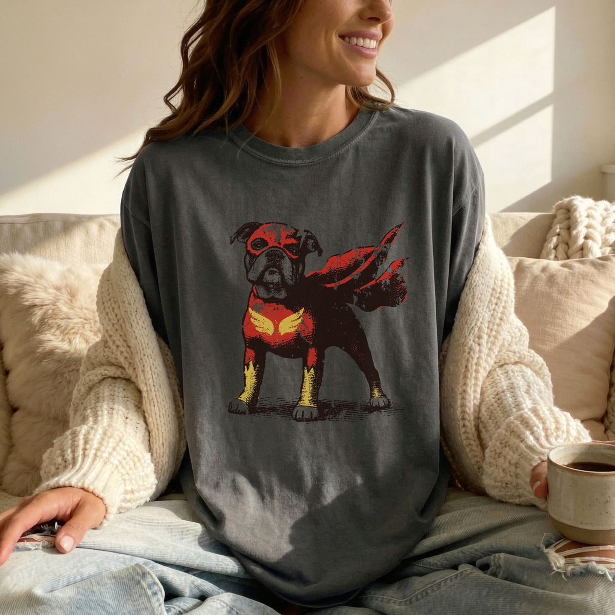 American Bulldog Superhero t-shirt