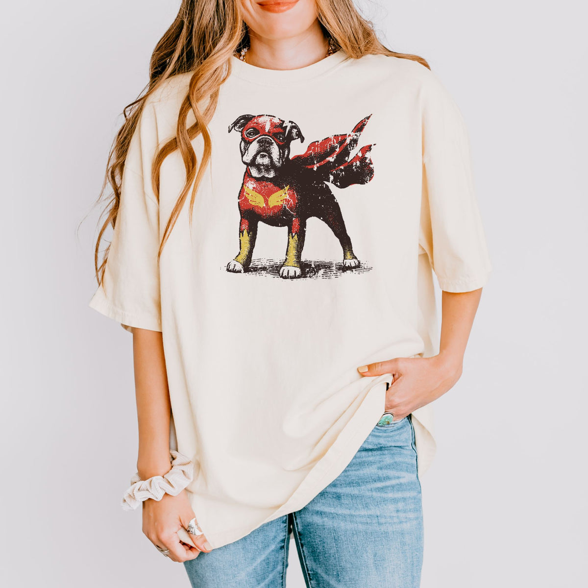 American Bulldog Superhero t-shirt