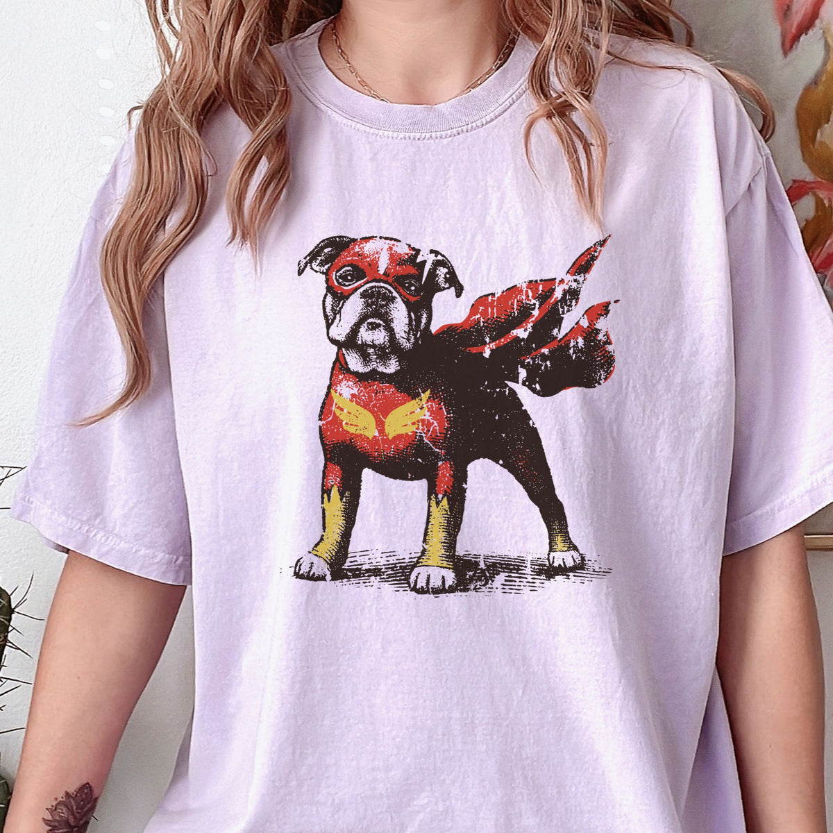 American Bulldog Superhero t-shirt