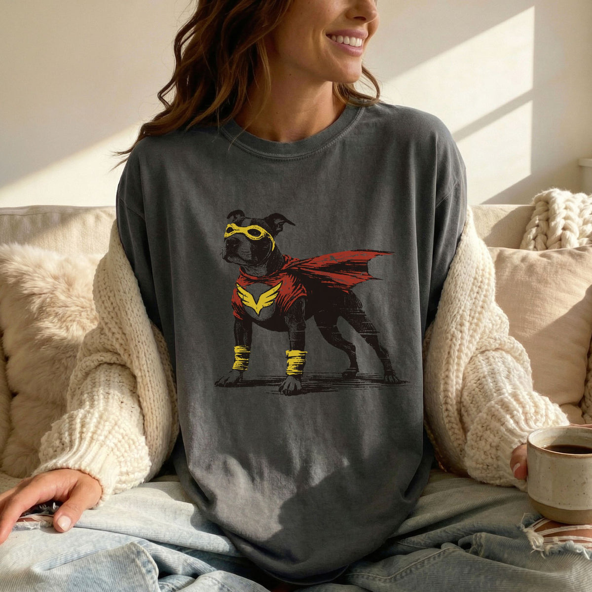 American Staffordshire Terrier Superhero t-shirt
