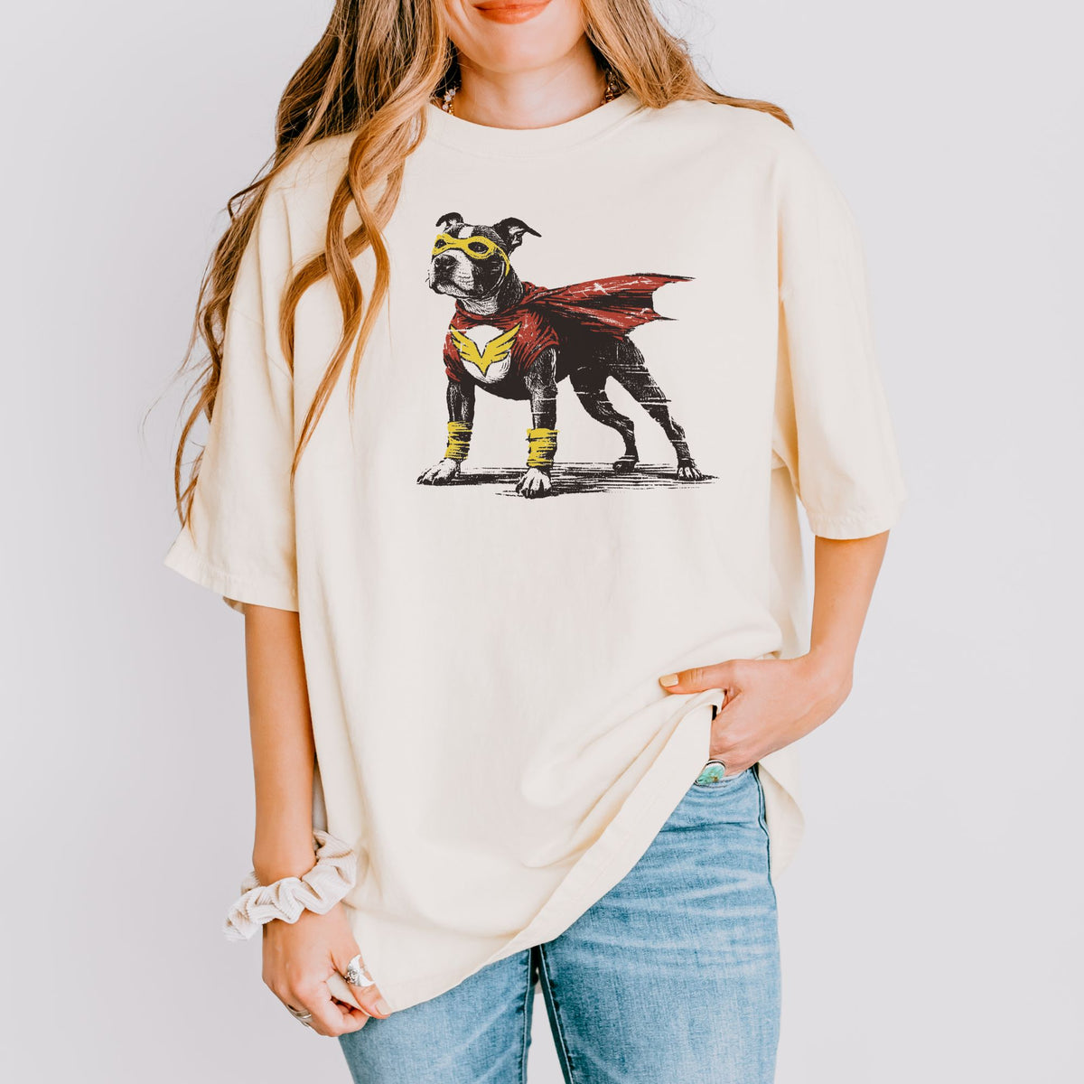 American Staffordshire Terrier Superhero t-shirt