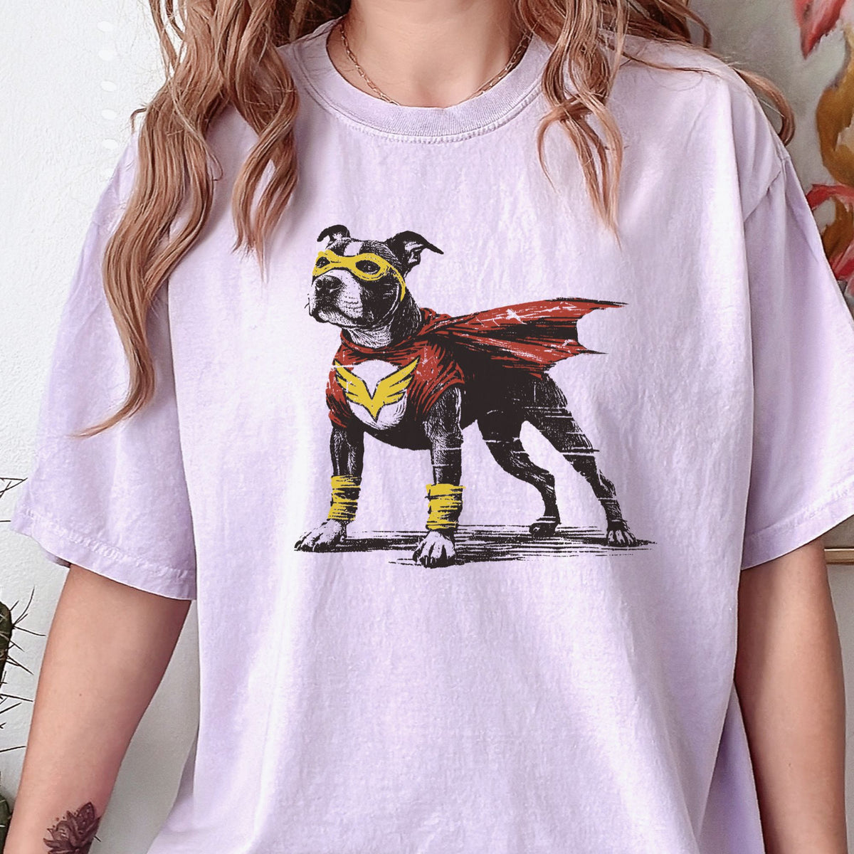 American Staffordshire Terrier Superhero t-shirt