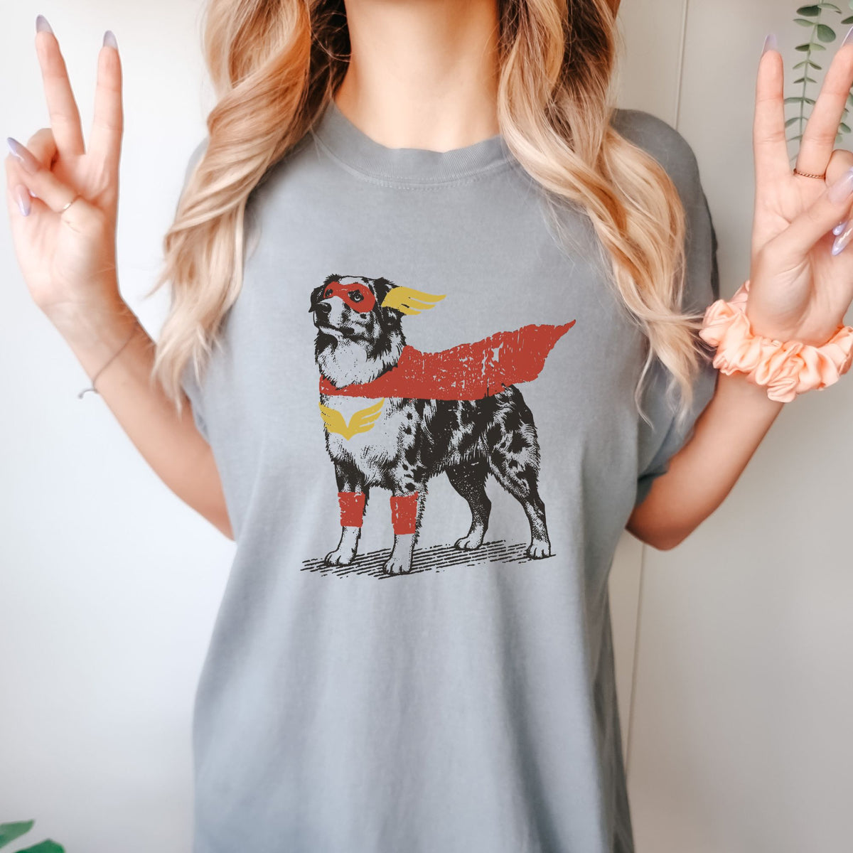 Australian Shepherd Superhero t-shirt