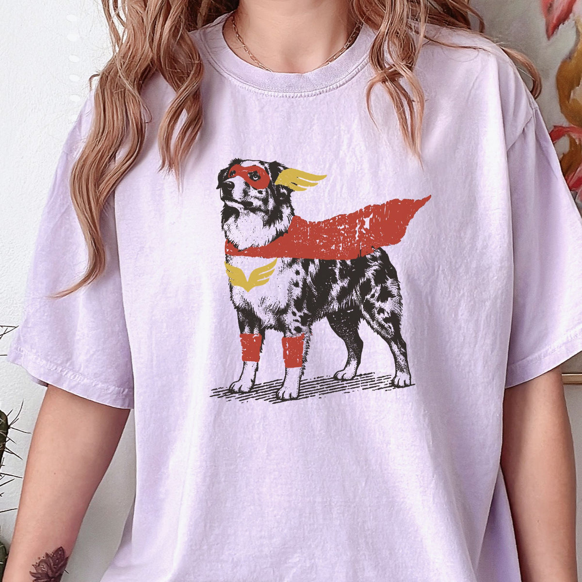 Australian Shepherd Superhero t-shirt