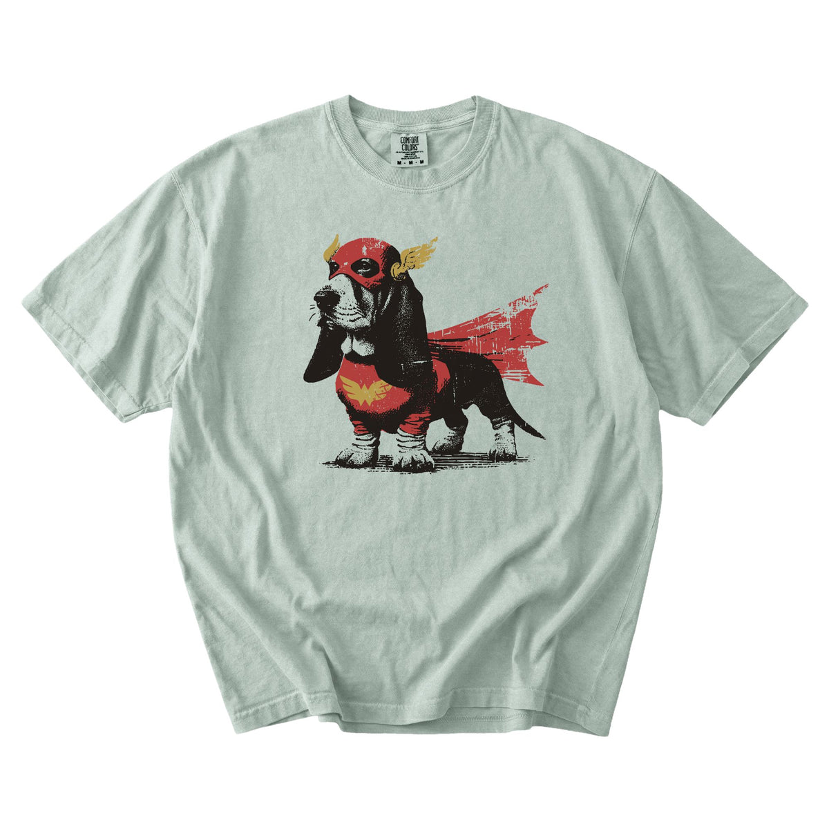 Basset Hound Superhero t-shirt