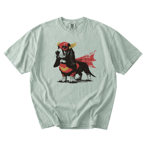 Basset Hound Superhero t-shirt