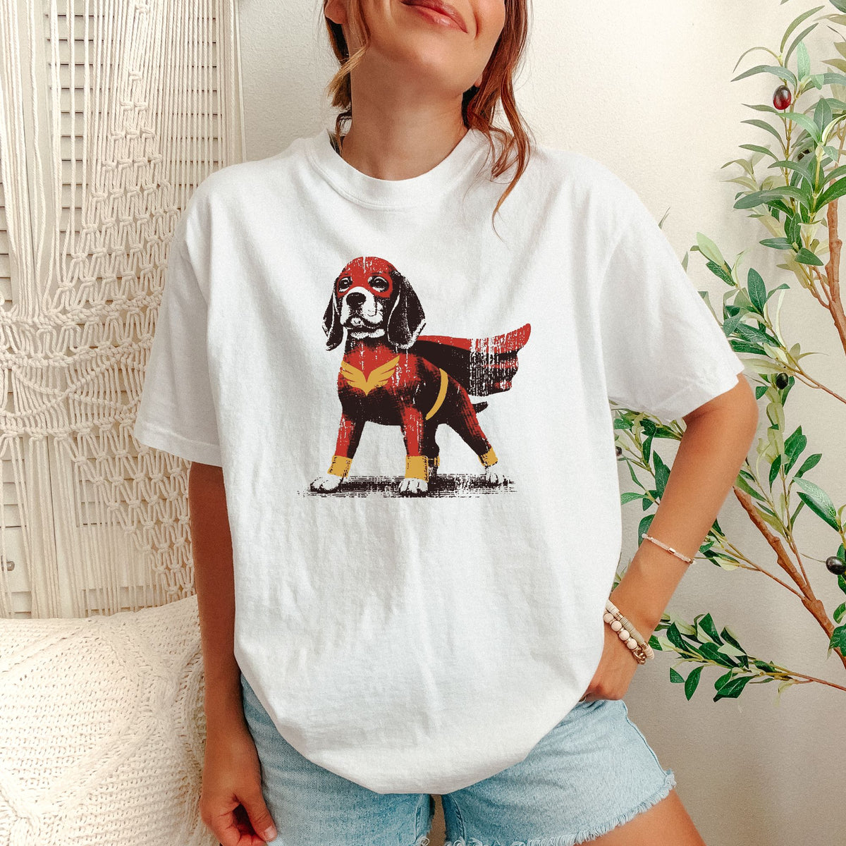 Beagle Superhero t-shirt