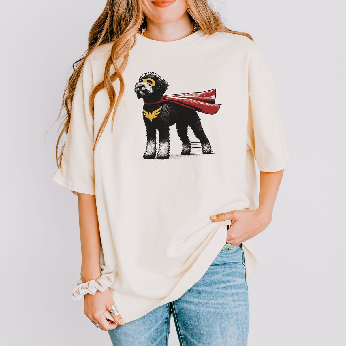 Bernedoodle Superhero t-shirt