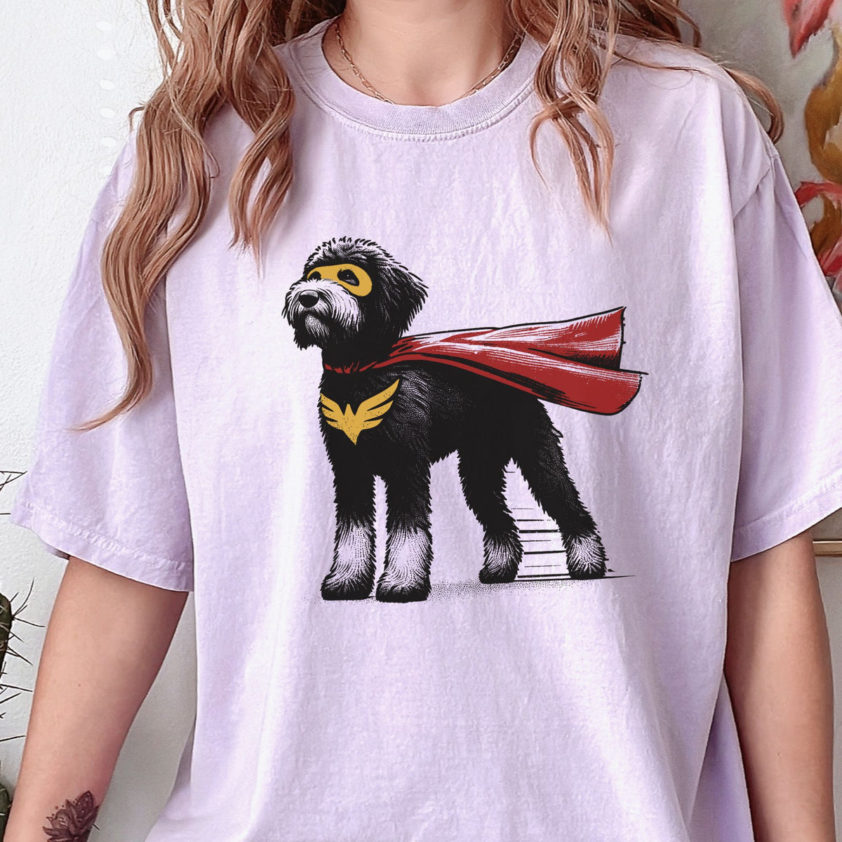 Bernedoodle Superhero t-shirt