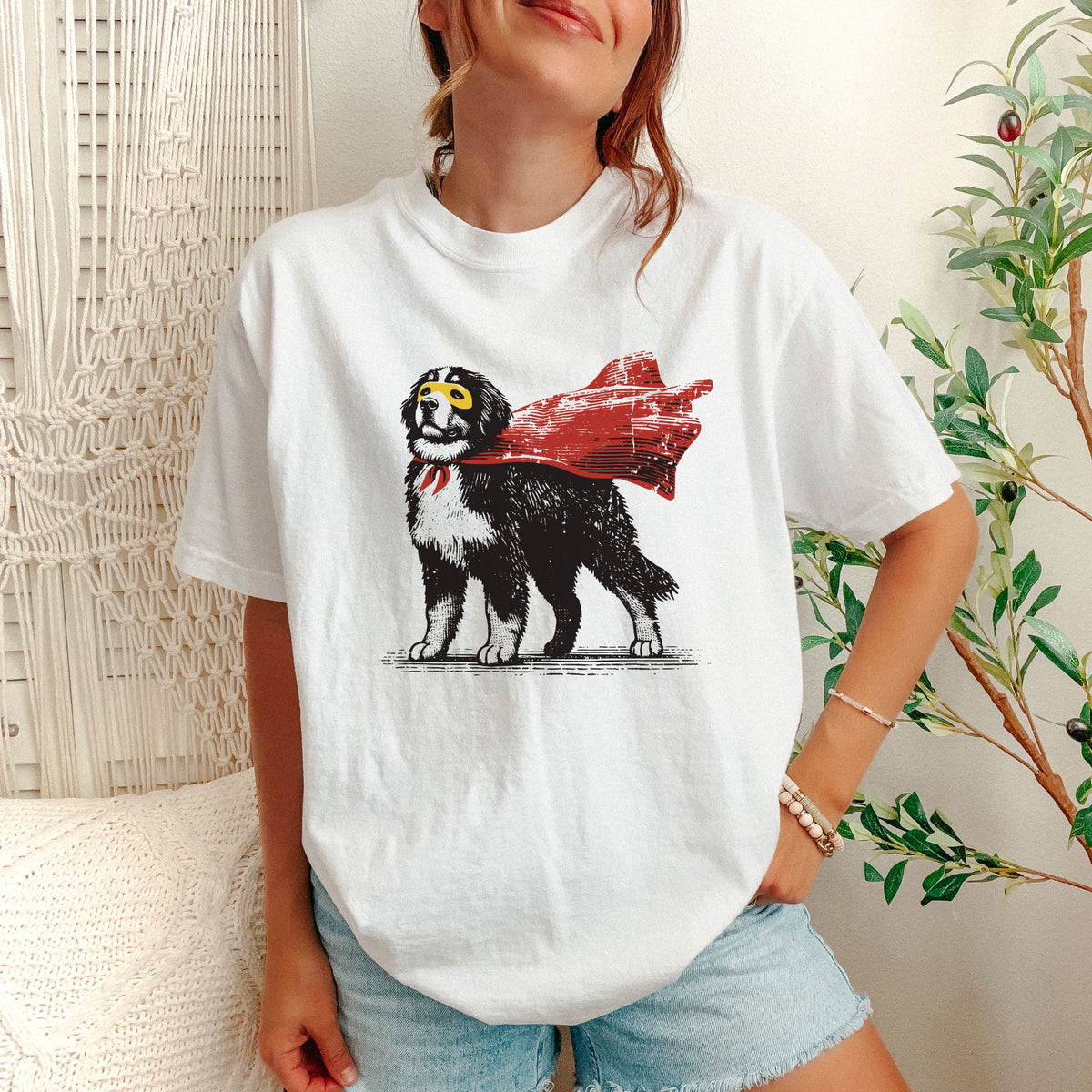 Bernese Mountain Dog Superhero t-shirt