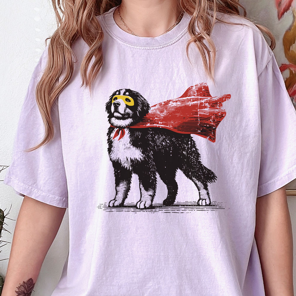 Bernese Mountain Dog Superhero t-shirt