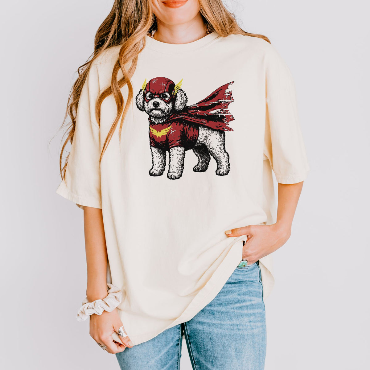 Bichon Frise Superhero t-shirt