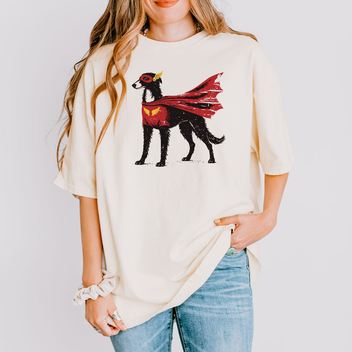 Borzoi Superhero t-shirt