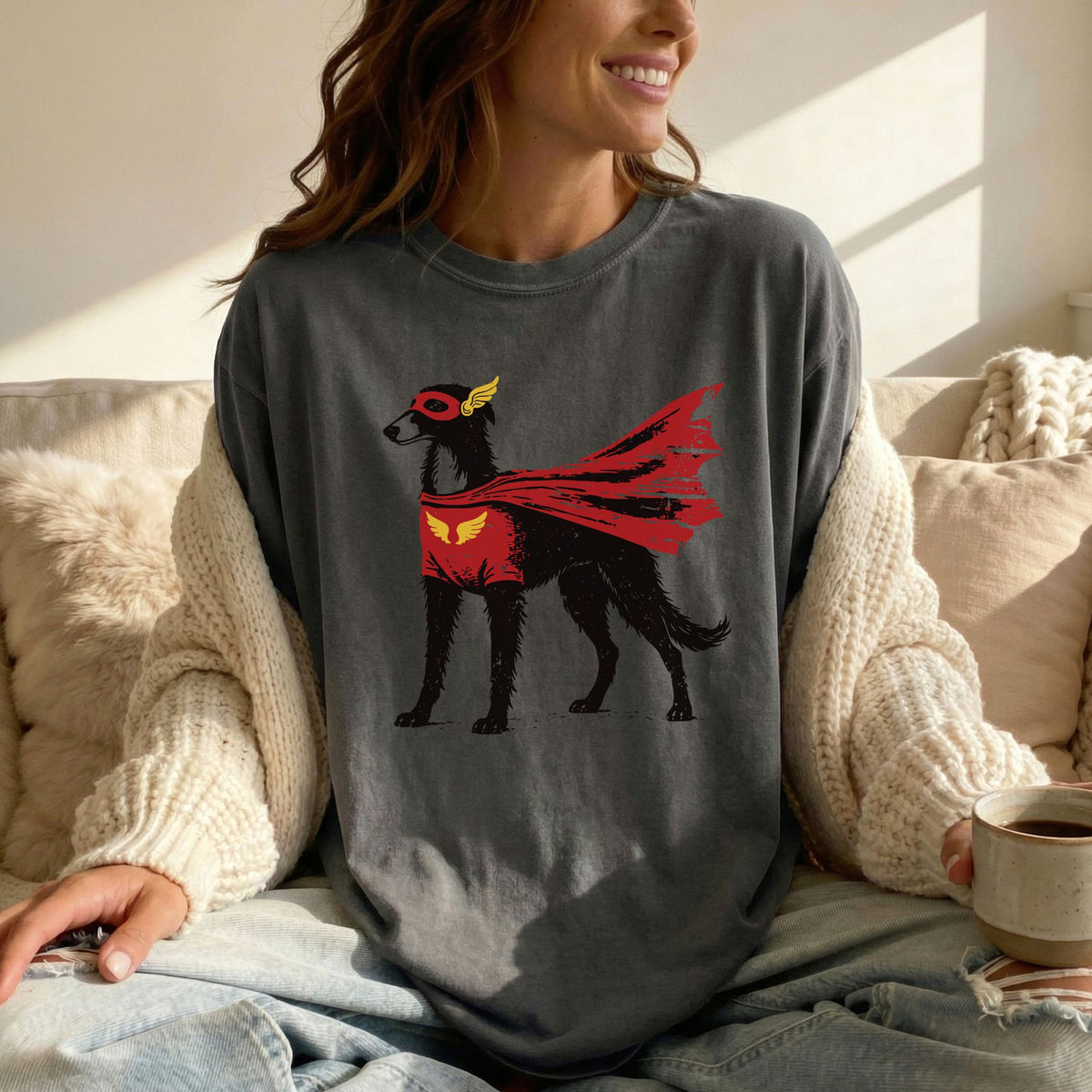 Borzoi Superhero t-shirt