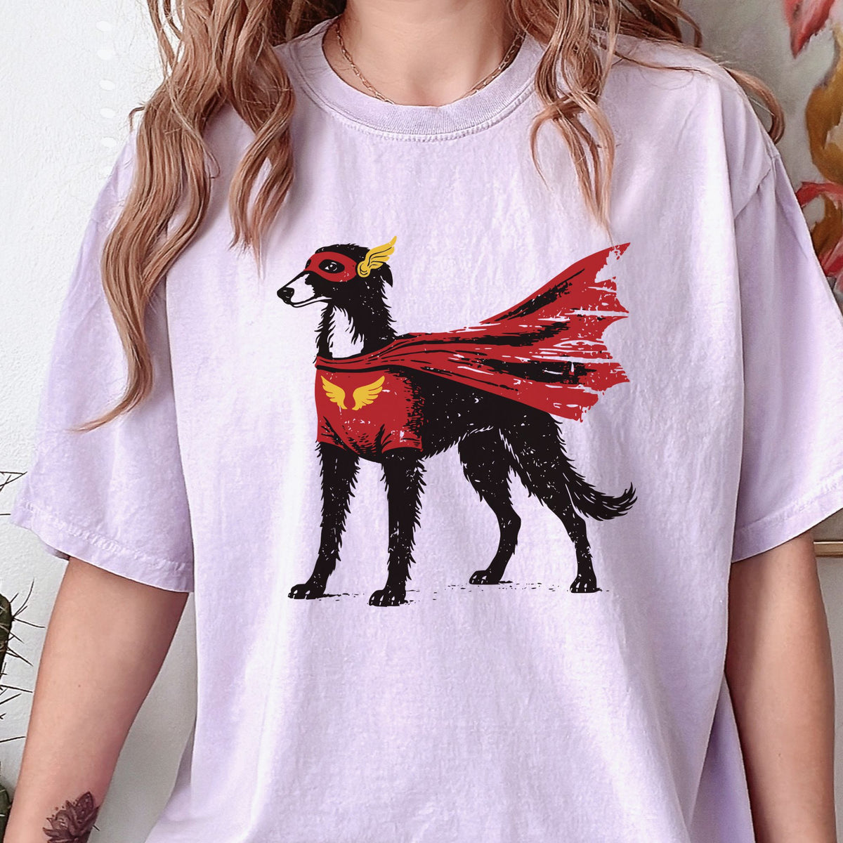 Borzoi Superhero t-shirt