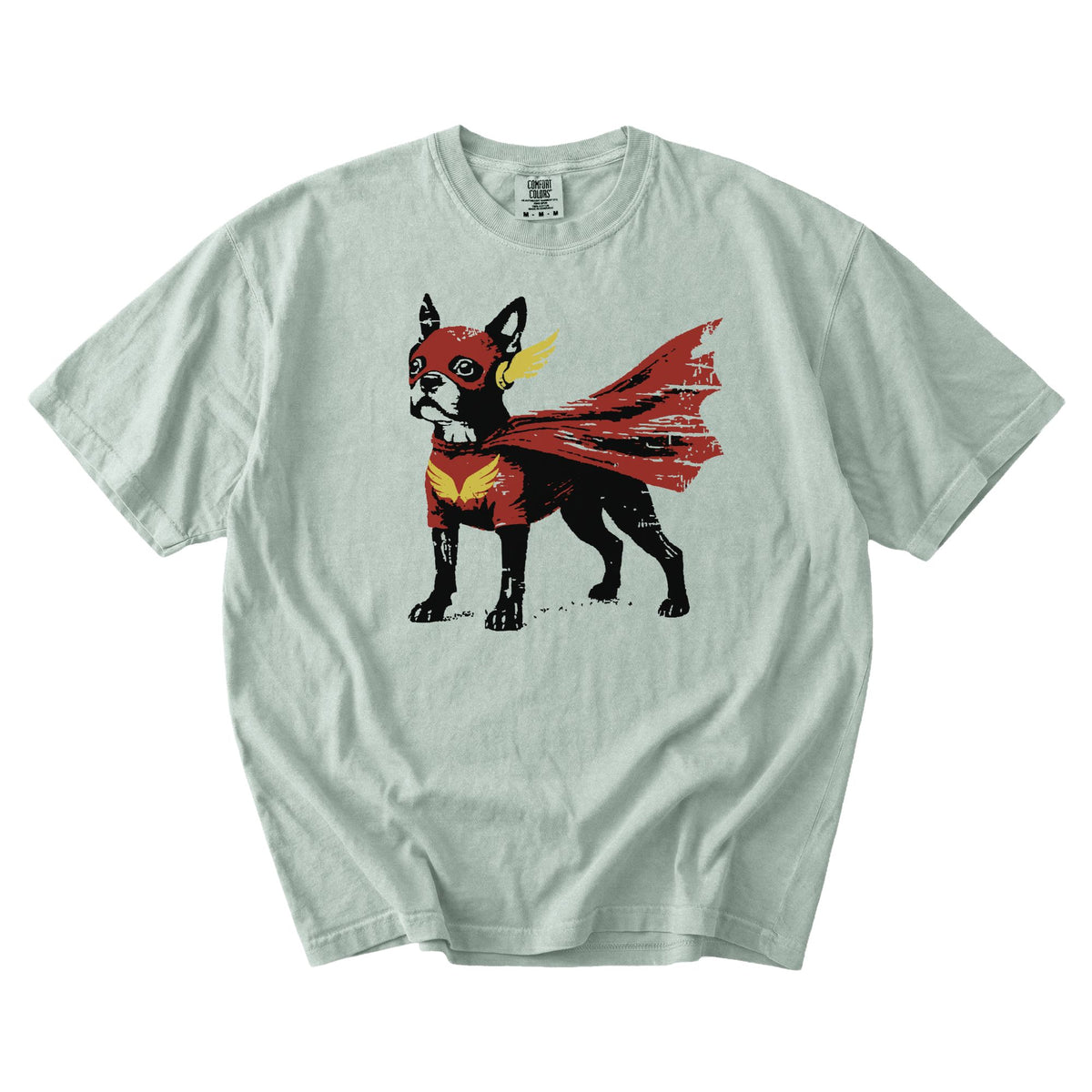 Boston Terrier Superhero t-shirt