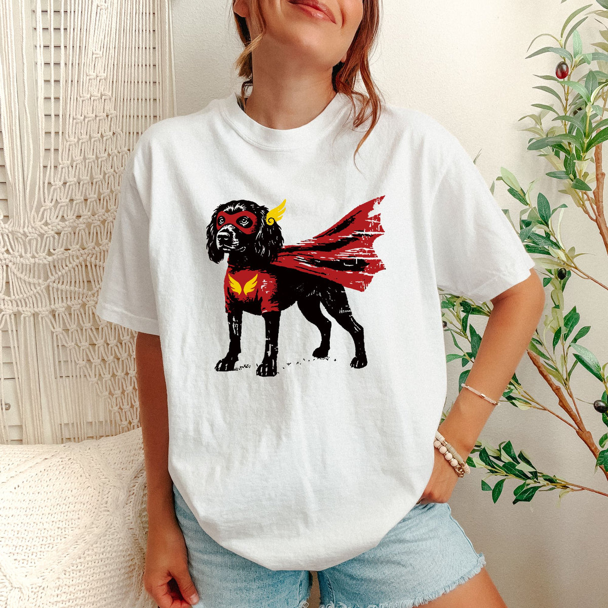 Boykin Spaniel Superhero t-shirt