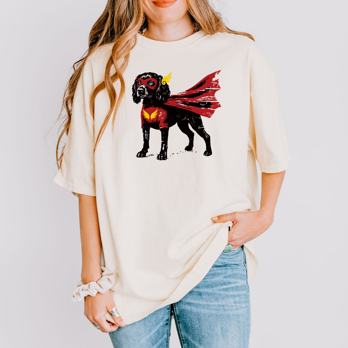 Boykin Spaniel Superhero t-shirt