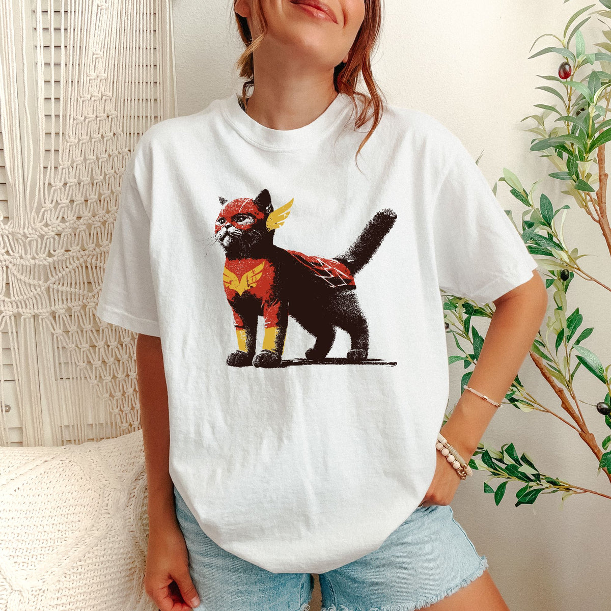 British Shorthair Superhero t-shirt