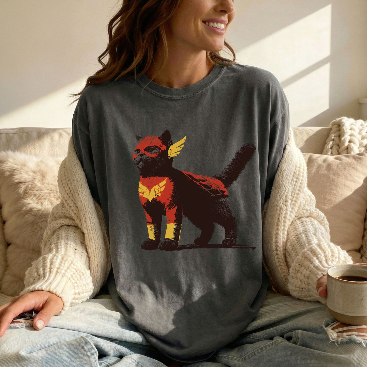 British Shorthair Superhero t-shirt