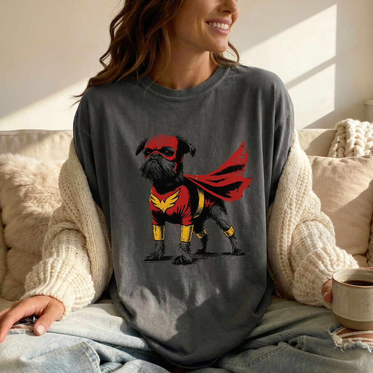 Brussels Griffon Superhero t-shirt