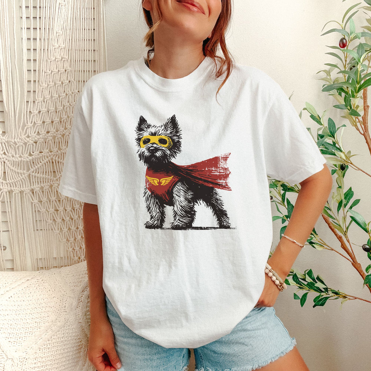 Cairn Terrier Superhero t-shirt